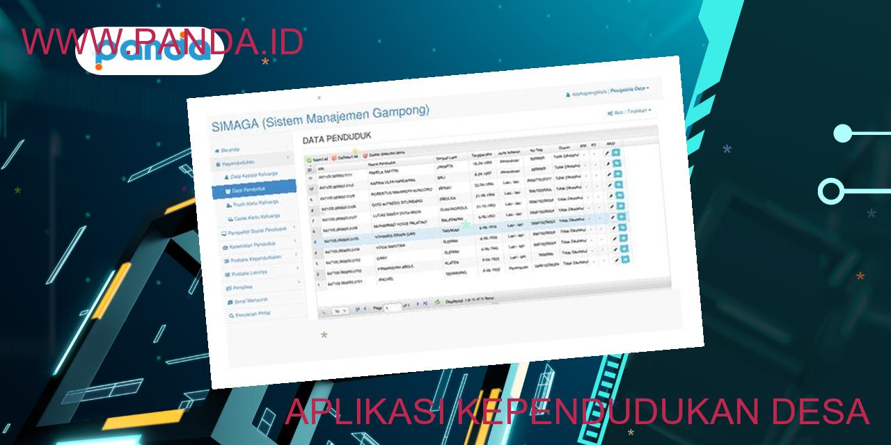 Aplikasi kependudukan desa