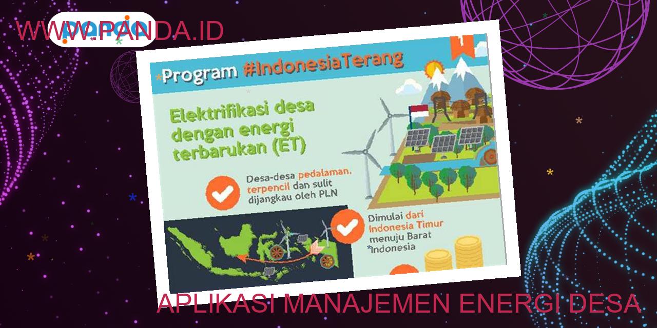 Aplikasi manajemen energi desa