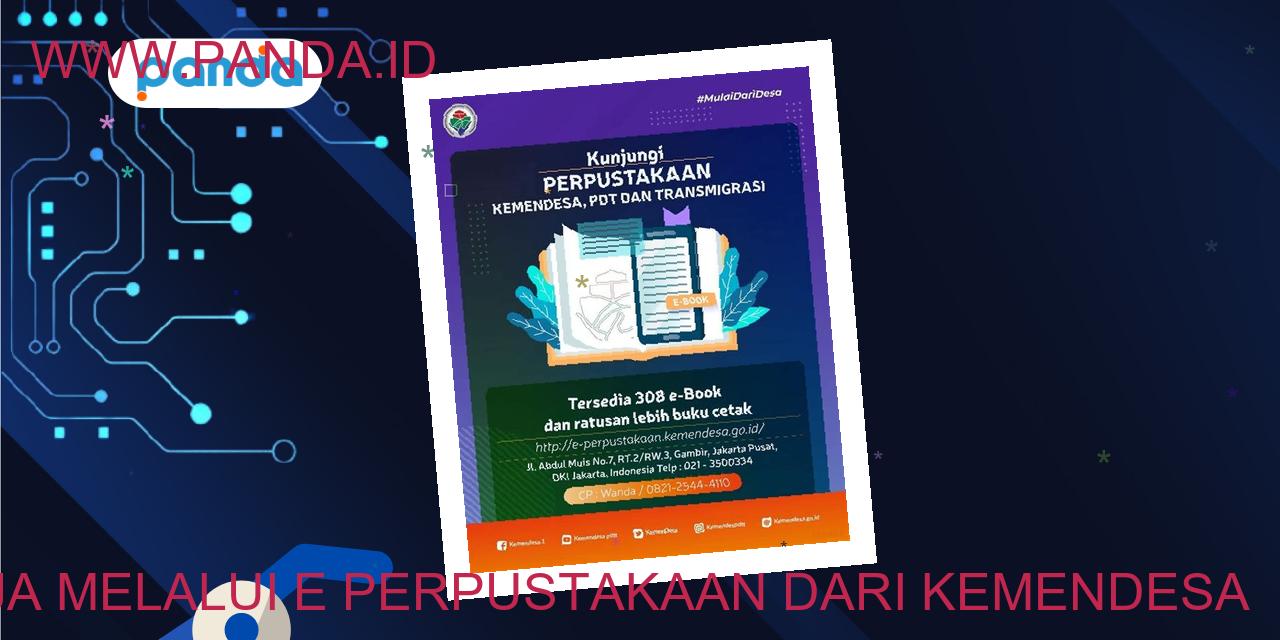 Membaca di rumah aja melalui e perpustakaan dari kemendesa