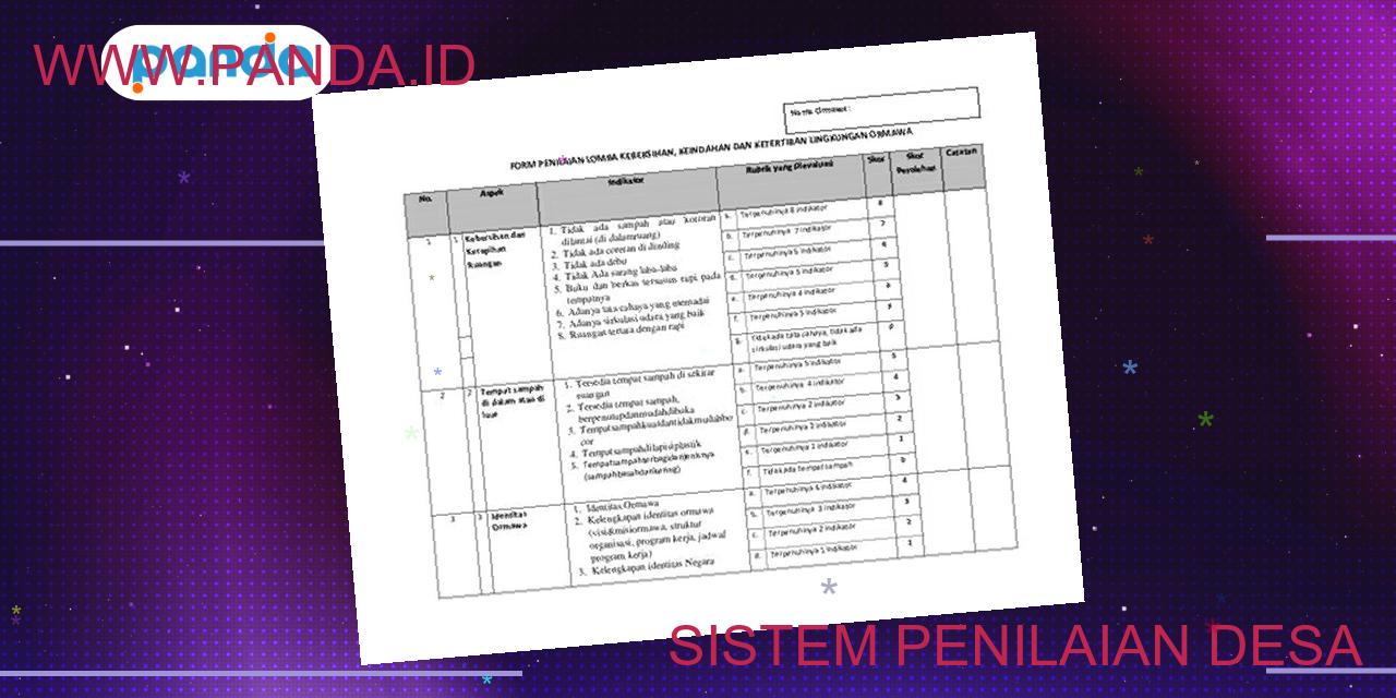 Sistem penilaian desa