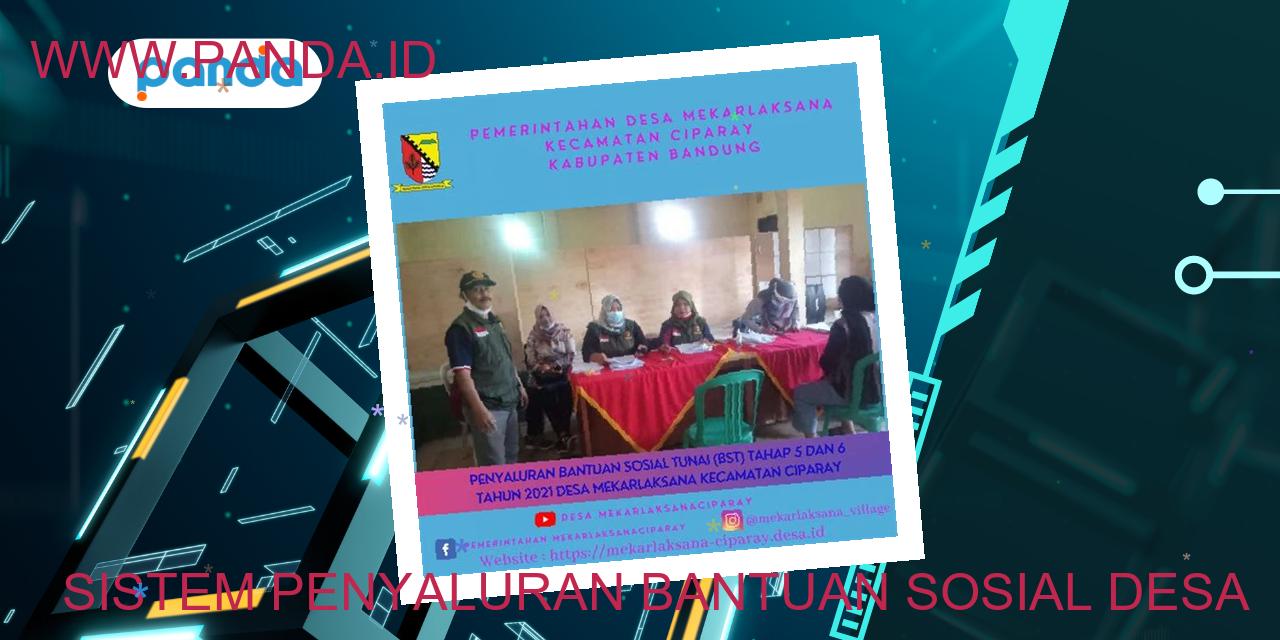 Sistem penyaluran bantuan sosial desa